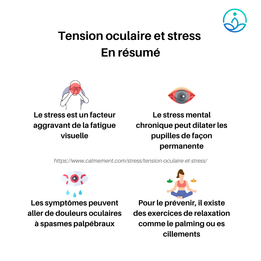 Tension oculaire et stress conseils pour préserver la santé de vos yeux Calmement
