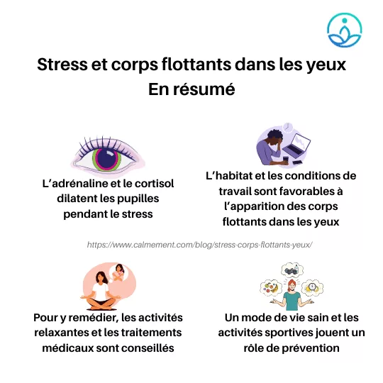 Stress et corps flottants dans les yeux : découvrez les causes et comment y remédier !